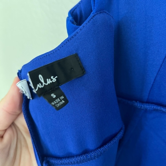 NWOT Modern Sensation Royal Blue Scoop Neck Mermaid Maxi Dress - Picture 10 of 10